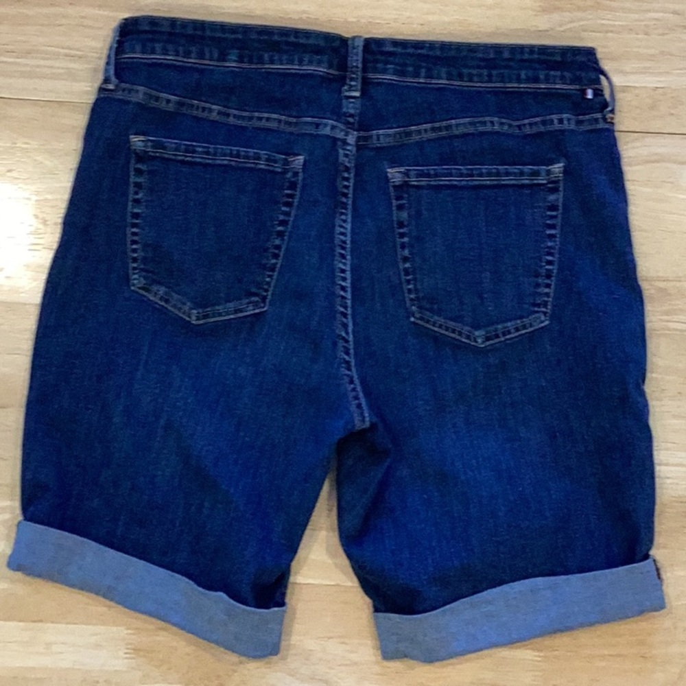 TOMMY HILFIGER Bermuda Jean Shorts, Size 12, Distressed - Picture 2 of 5